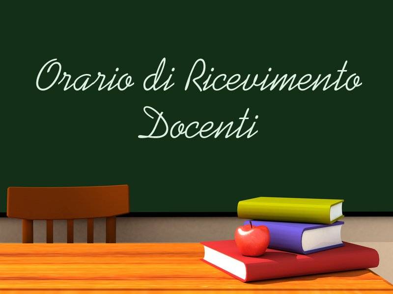 orario di ricevimento docenti